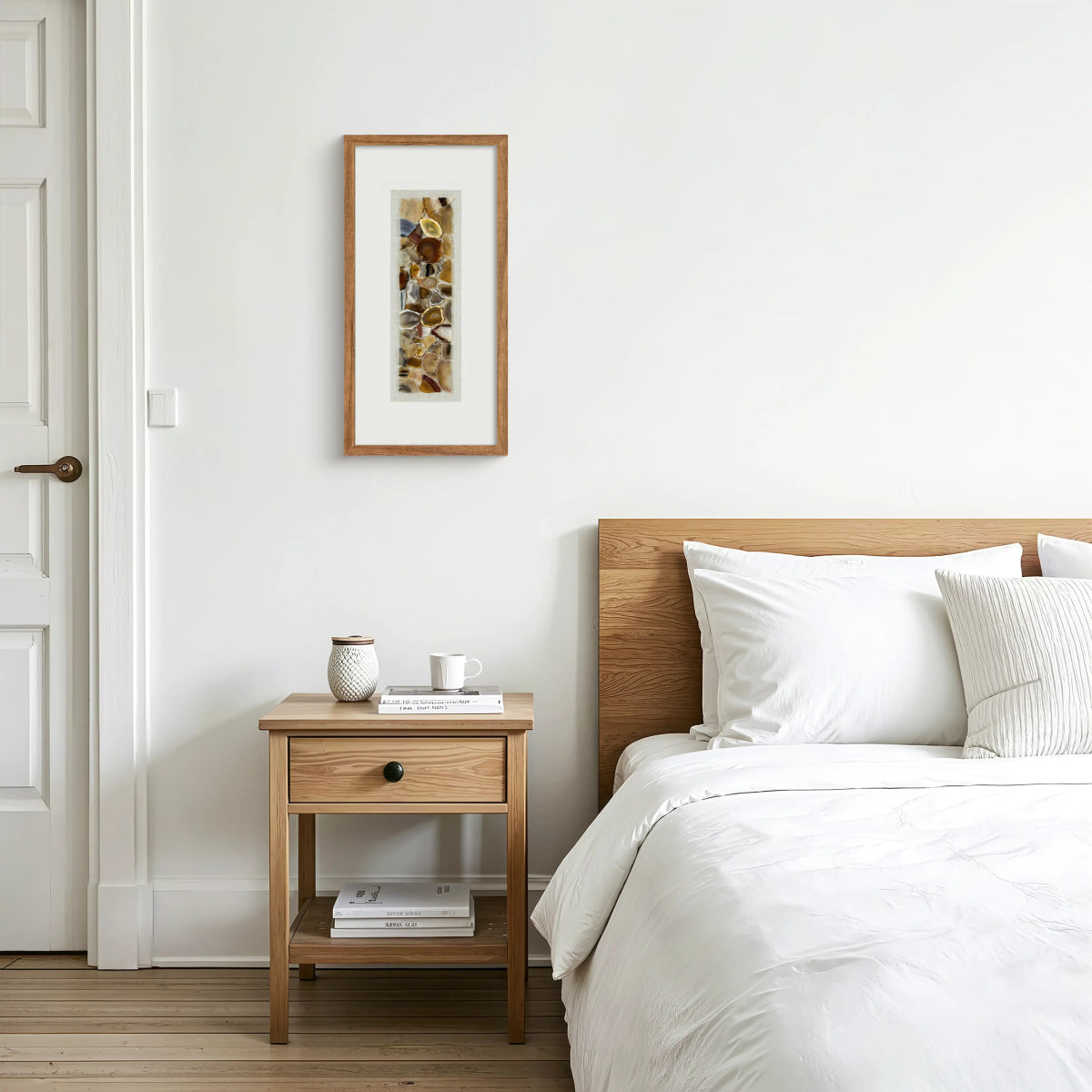 Hand - Refined Agate Composition in Gallery - Quality Wall Art - Jemento