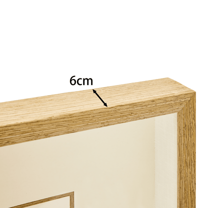 Handgeschliffener Mondstein - Selenit in Zen - Weiß Leinenfassung - Jemento