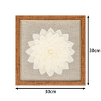 Abmessungen der Wandkunst: 30 cm x 30 cm quadratisches Format