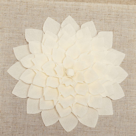 Handgeschöpftes Toskanapapier auf Leinen in Rustikaler Holzfassung - Jemento